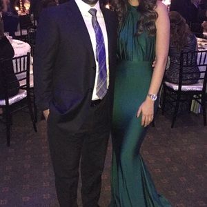 portia and scarlett Dresses - Emerald Satin Gown - Portia and Scarlett portia and scarlett Dresses - Emerald Satin Gown - Portia and Scarlett